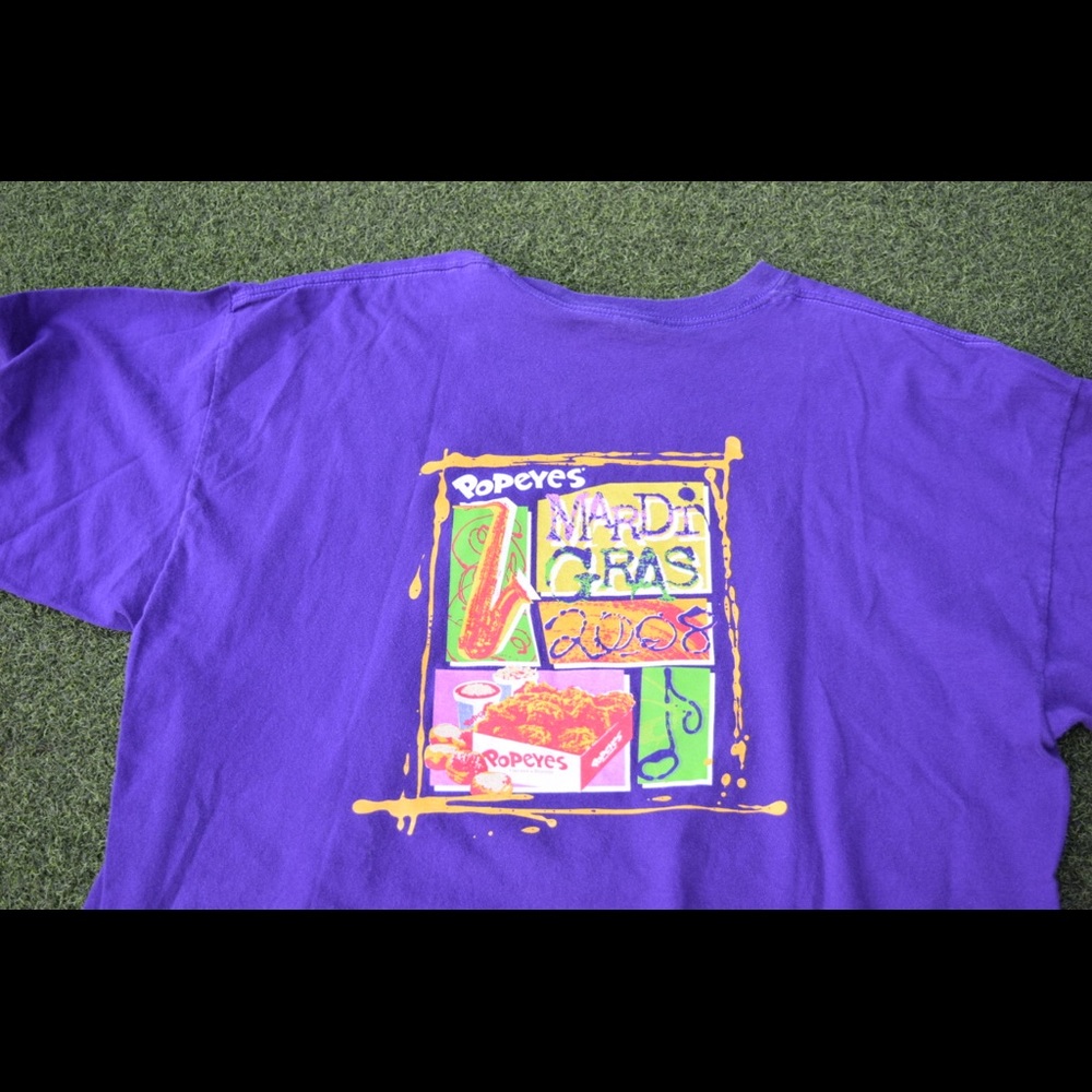 Popeyes Mardi Gras Tee